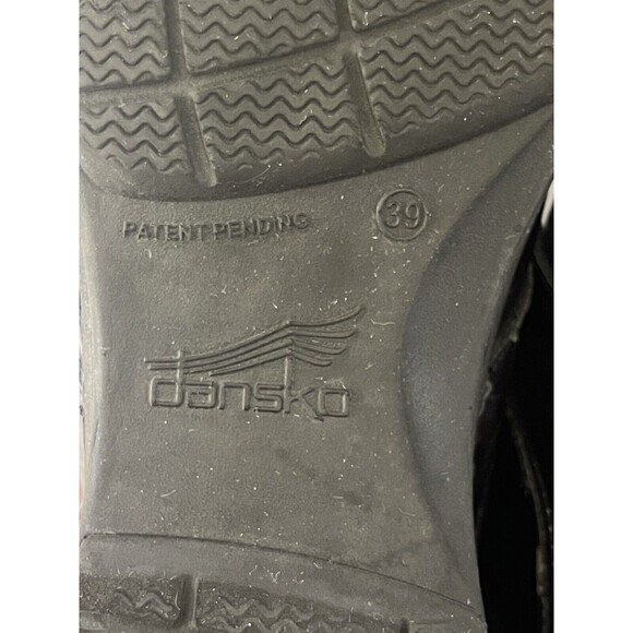 Dansko‎ Color Wash Patent Nurse Clogs Shoes Women Sz 39 US 9 Brush Strokes - Picture 5 of 9